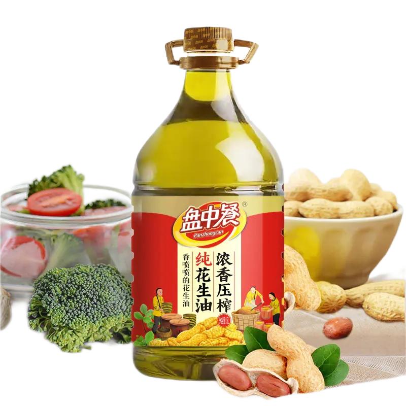 盘中餐 浓香压榨纯花生油 5L/桶高清大图