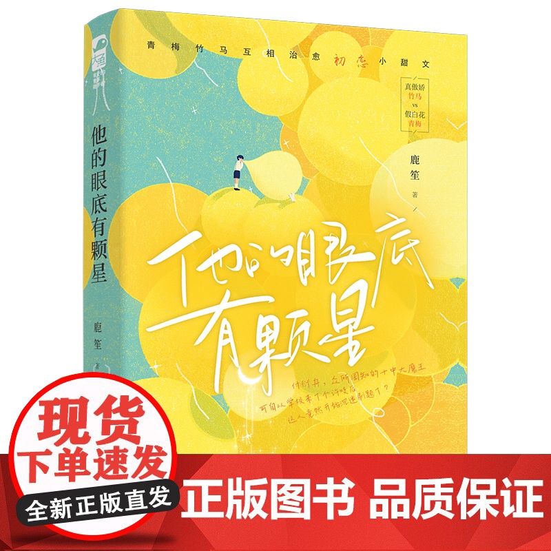 他的眼底有颗星 鹿笙 花山文艺出版社 正版书籍高清大图