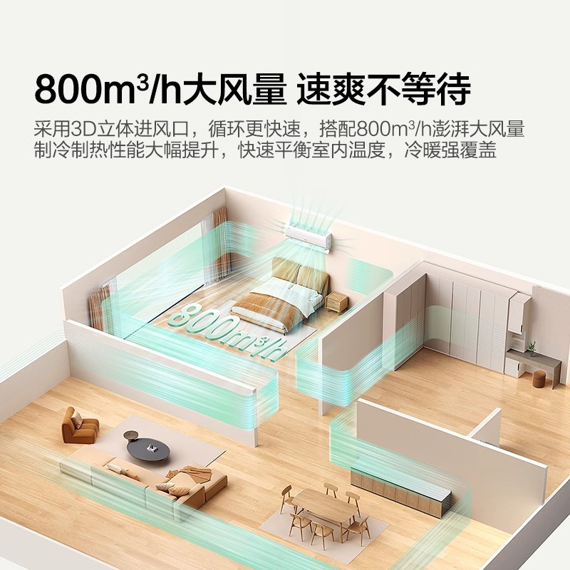 [官方自营]海信大1匹小氧吧X5增氧新风除醛净化新一级能效变频挂机家用空调KFR-26GW/X500U-X1