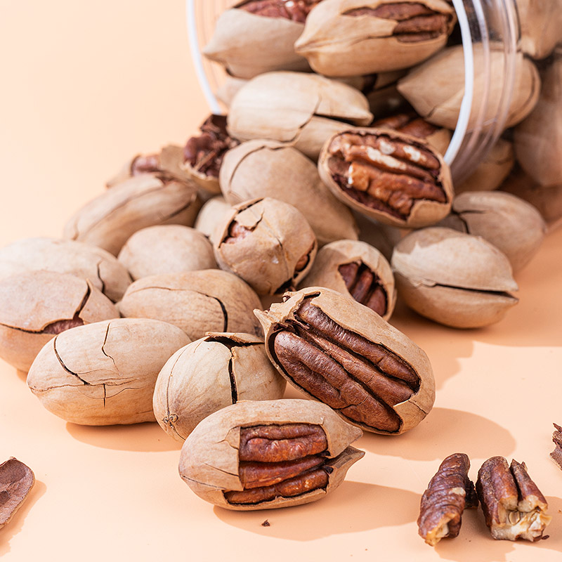 黄金果农碧根果430克罐装坚果零食美味健康天然营养高清大图