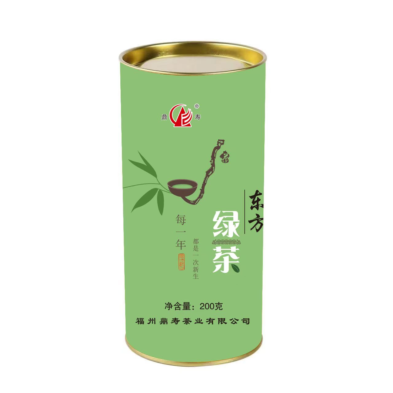 鼎寿 东方绿茶 200克/罐