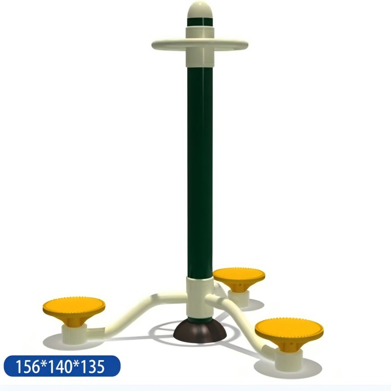 有优贝贝户外游乐设备室外健身器材三人扭腰器双杠健骑车高清大图