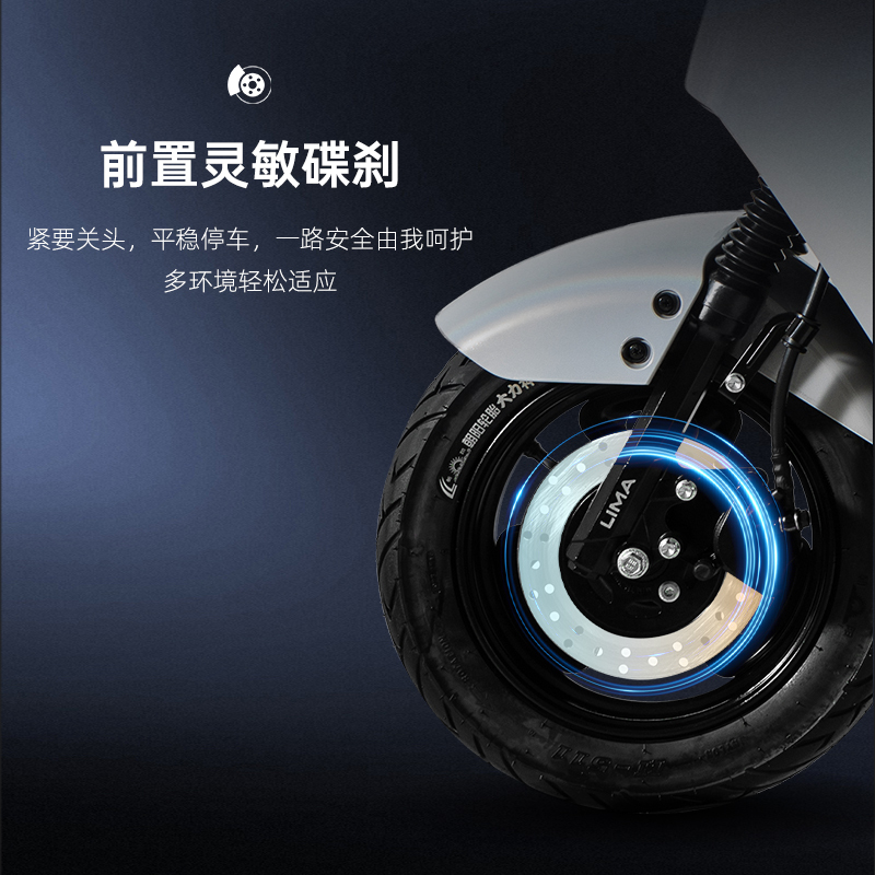 立马旗舰店H2素雅白电动摩托车家用双人电瓶车60V20ah通勤高速电动车二轮车超威5块电池至高续航70KM
