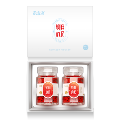 百瑞源锁鲜枸杞180g鲜果锁鲜枸杞礼盒正宗宁夏