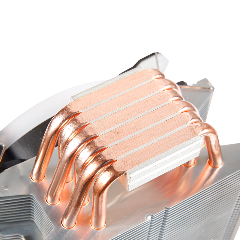 金河田北极玄冰400plus台式机电脑风冷cpu散热器黑色款多平台风冷led