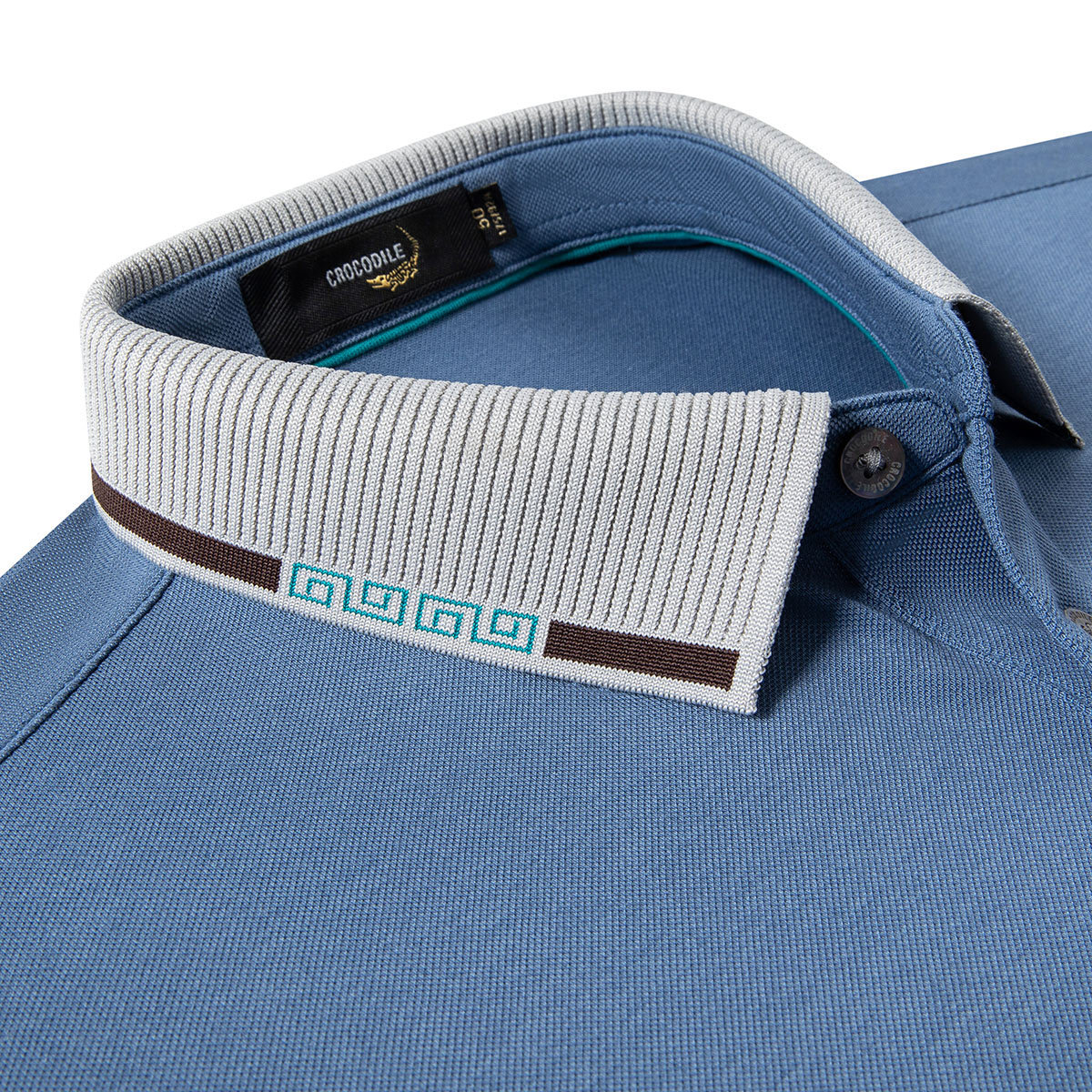 鳄鱼恤CROCODILE 夏季透气轻盈柔软短袖POLO衫男高清大图