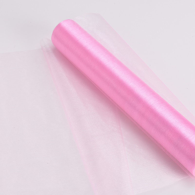 婚庆用品纱幔楼梯扶手纱新房装饰拉花-粉色纱球套餐