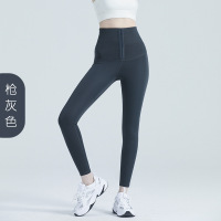 班蒂纳束腰收腹健身裤女欧美排扣高腰蜜桃臀瑜伽裤运动紧身提臀芭比裤MTCKPK01