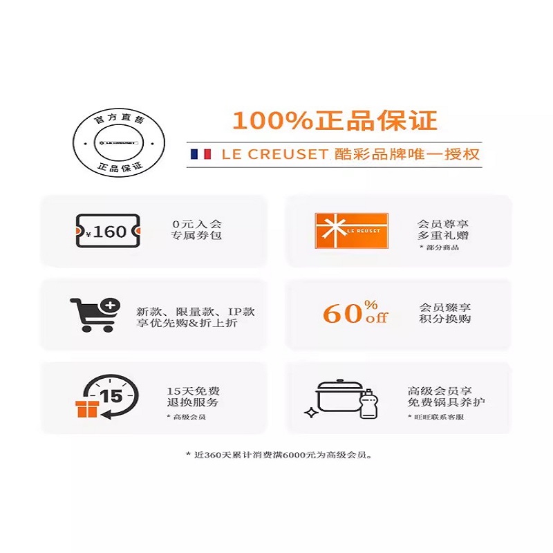 酷彩经典圆形烧锅 橘色高清大图