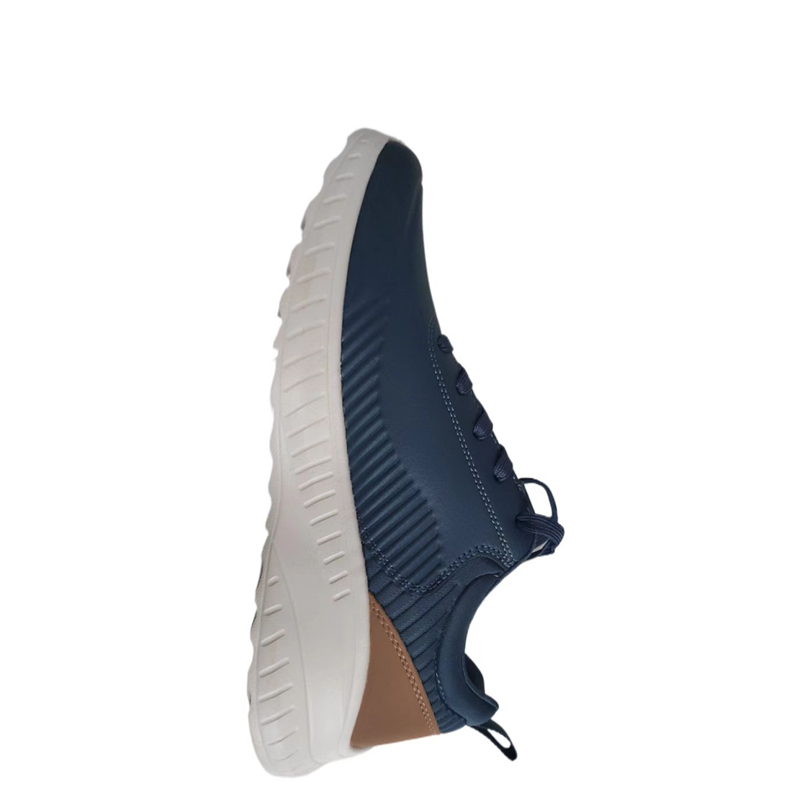 尚诺雅蓝色矮帮工作鞋SNYX318双高清大图