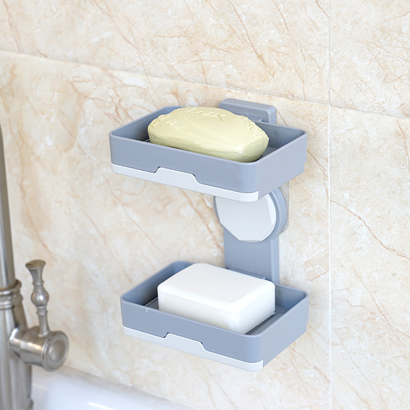 肥皂盒架吸盘创意壁挂式免钉墙壁皂盒沥水卫生间肥皂盒