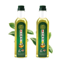 [中华特色]三江馆 广西三江特产山椿山茶油500mLx2瓶 48小时内发货