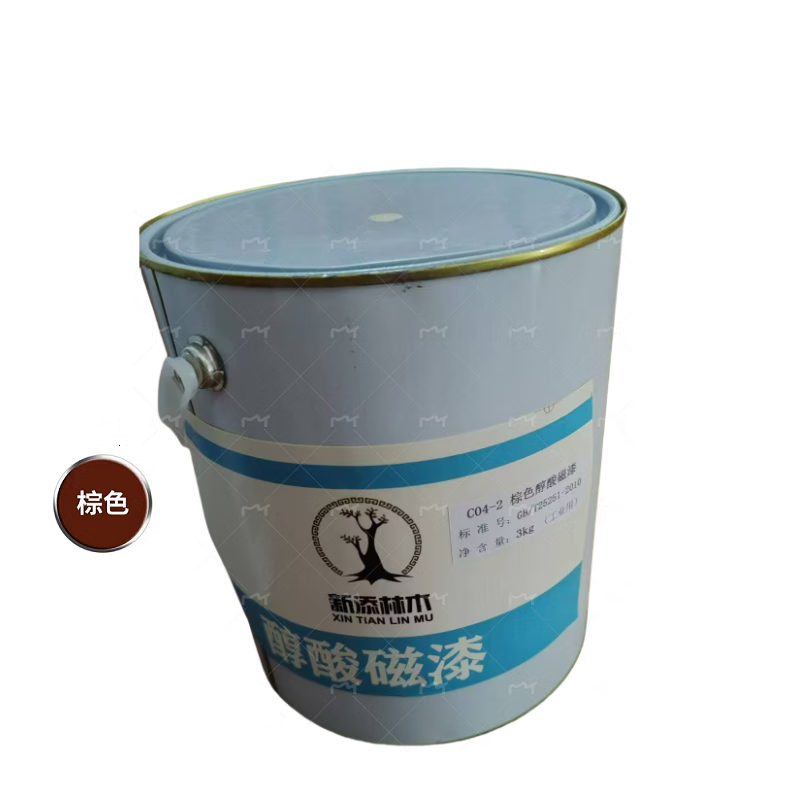 新添林木醇酸磁漆 中黄色 3kg