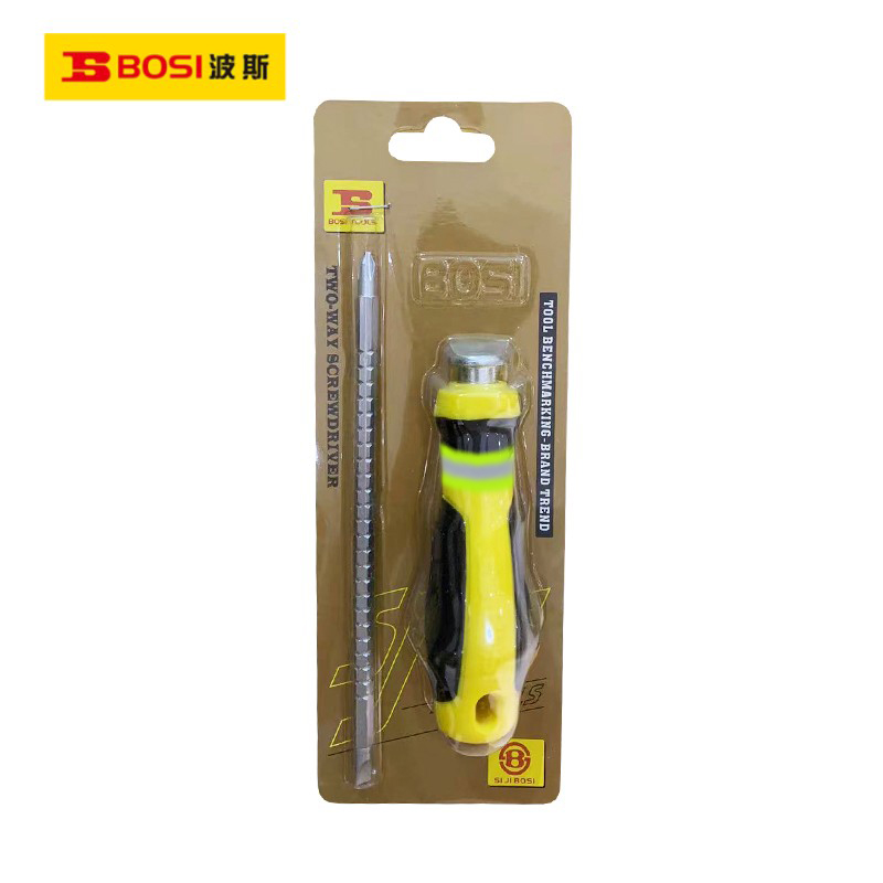 波斯(BOSI) 荧光系列伸缩两用螺丝批 φ6.3×185mm 支高清大图