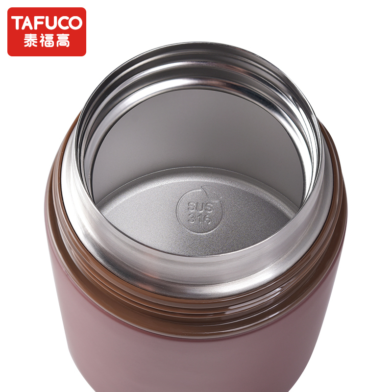 日本泰福高(TAFUCO)316不锈钢焖烧杯/罐保温桶饭盒便携大容量 焖烧壶粥桶学生闷烧罐焖粥带饭饭盒
