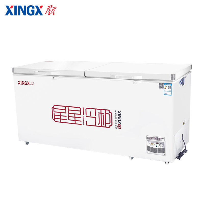 星星（XINGX）BD/BC-408G商用冰箱大容量冰柜顶开门卧式冷藏冷冻转换单温大冷柜冰鲜急冻雪柜