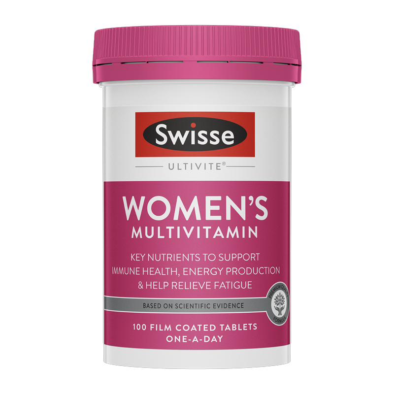 澳洲 Swisse 女士综合复合 维生素 片剂 100片 1瓶装 多维植物精华营养 澳大利亚进口