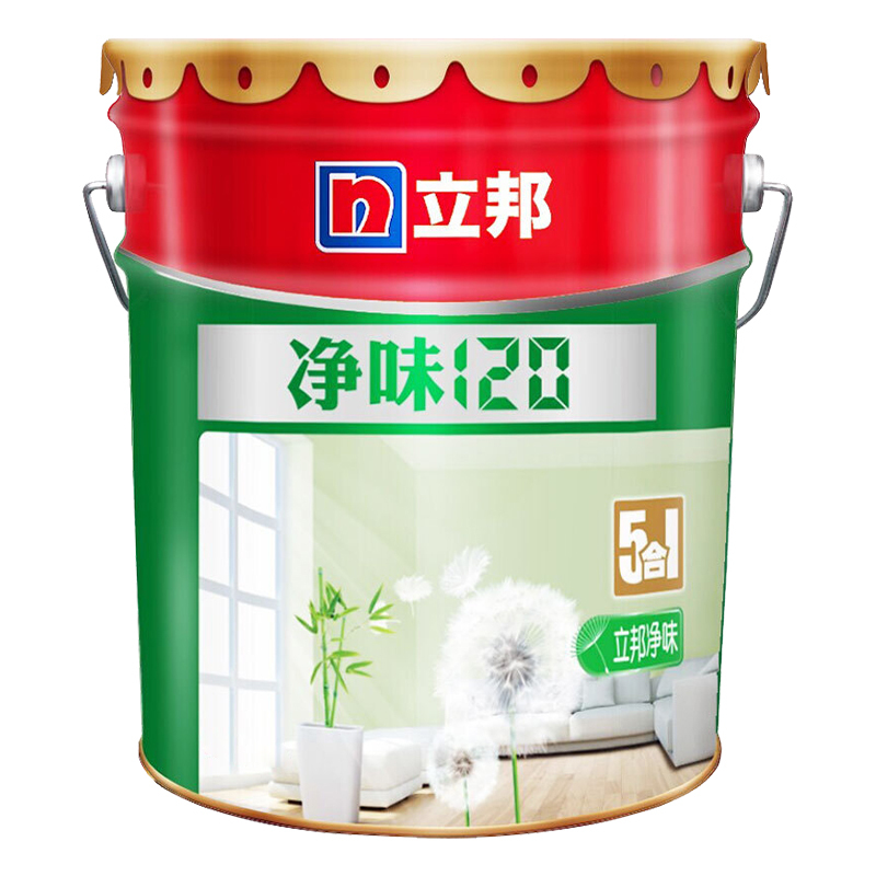 立邦净味120五合一内墙乳胶漆墙面漆视频
