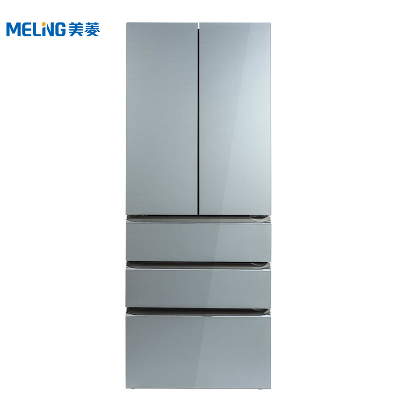 美菱(MELING) BCD-398WQ3M 398升M鲜生 多门冰箱 变频无霜 钢化玻璃 牛肉保汁99天(凯撒灰)