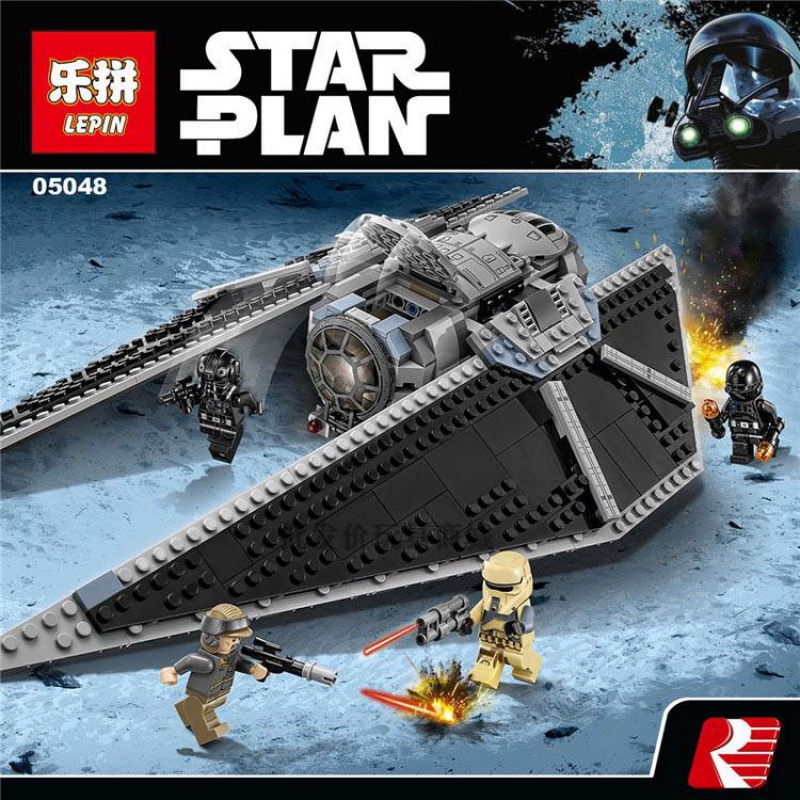 兼容乐高星球大战tie打击者帝国战机75154拼装积木玩具05048视频