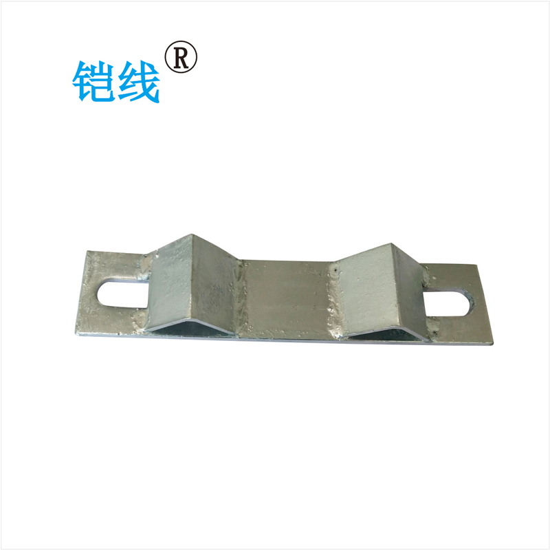 铠线 电料辅件 电力金具 M型抱铁6×60×300mm D210/个高清大图
