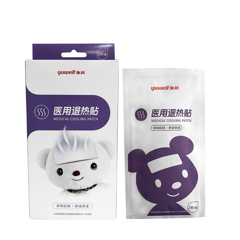 鱼跃(Yuwell) 鱼跃医用退热贴 家用婴儿物理退烧退热贴 儿童退烧贴 6片/盒 其它医用辅料