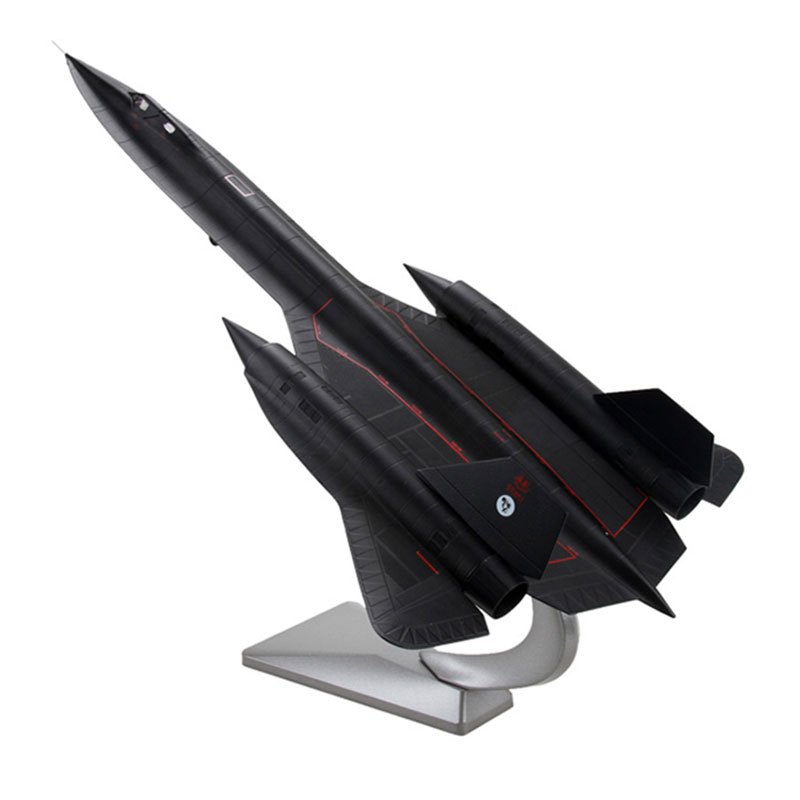 1:72美国经典sr-71黑鸟高空侦察机仿真飞机模型成品合金军事模型
