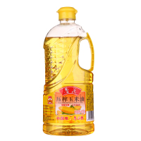 鲁花压榨玉米油900ml 食用油 玉米油 官方正品