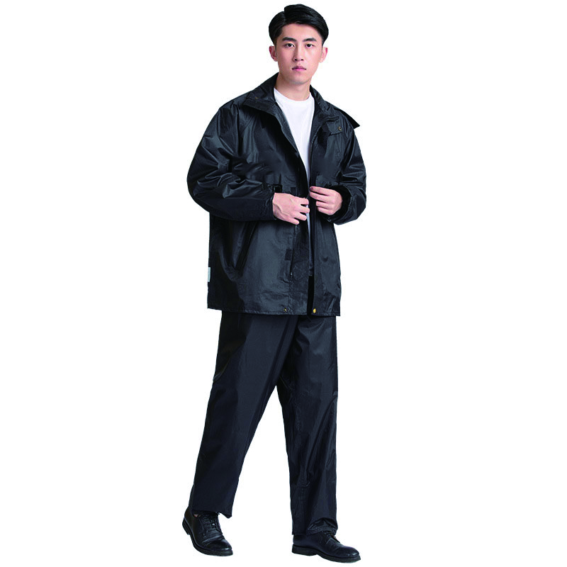 润泰博源 RTBY-4003 均码 牛津纺 分体式 雨衣(计价单位:件) 黑色高清大图