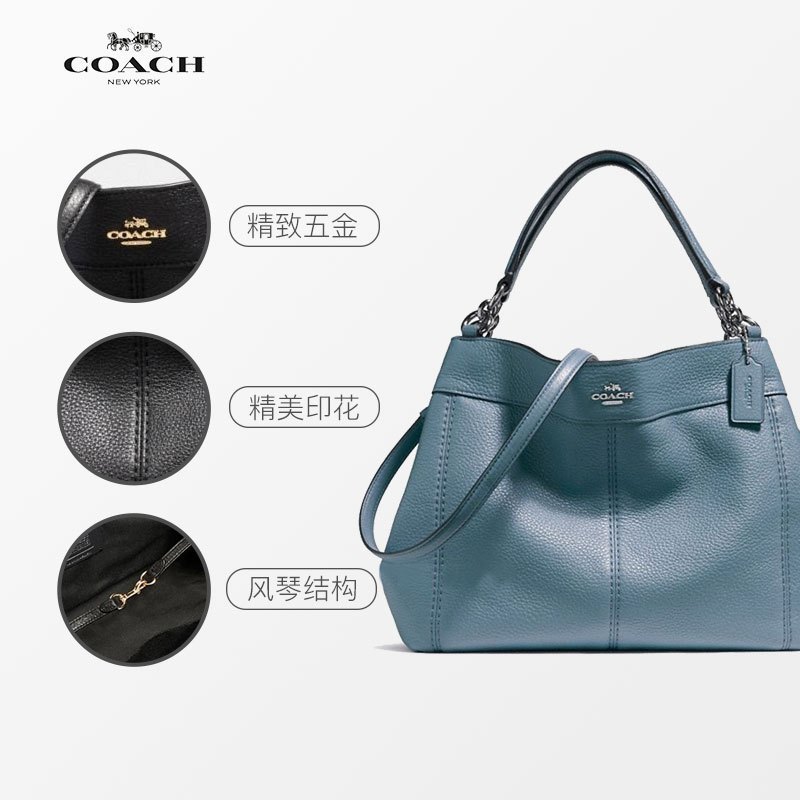 【直营】COACH 蔻驰 Lexy系列女士软质牛皮小号单肩包手提包斜挎包Coach女包 F23537