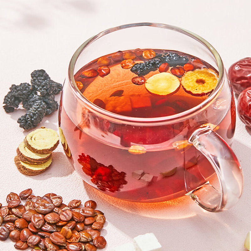 燕之坊茯苓茶香味浓郁清润甘甜即泡即饮盒装酸枣仁百合味75g高清大图