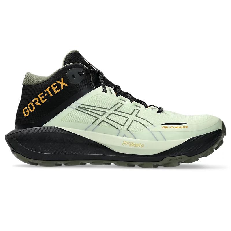亚瑟士(ASICS)跑步鞋男防水耐磨中帮越野户外运动鞋缓震防rock保