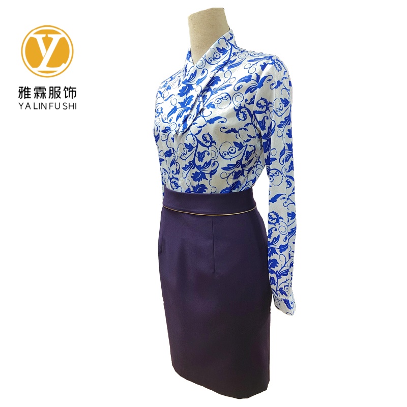 雅霖服 春秋连衣裙YLF-15173 套高清大图