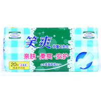 笑爽护翼卫生巾290mm夜用棉柔纤巧型20片