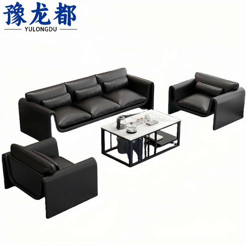 豫龙都沙发1+1+3+茶几套高清大图