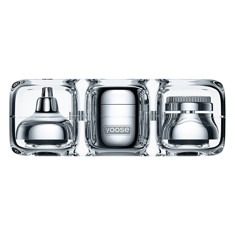 有色D1-S多功能便携剃须刀（电镀银）高清大图