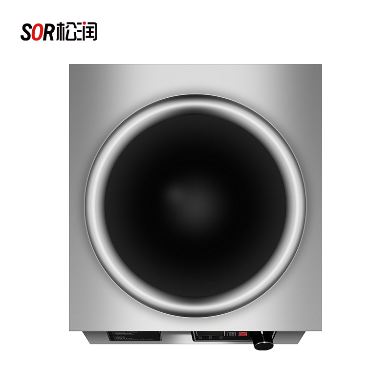 SOR松润 商用电磁炉 酒店餐厅饭堂单位厨房用SOR-N826台式凹炉3500W 双控全钢