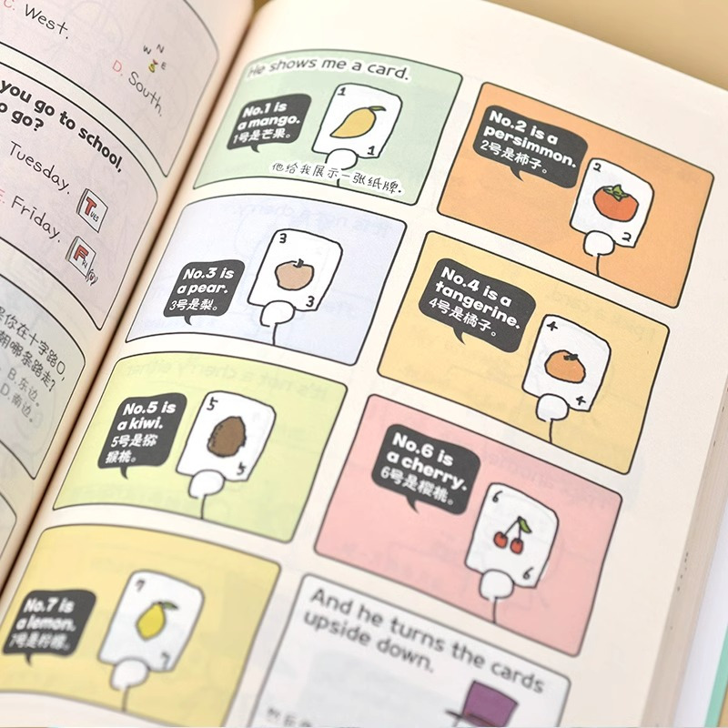 [单册]用漫画轻松学好小学英语阅读 小学通用 [正版]用漫画轻松学好小学英语阅读自然拼读速学单词 中英双语故事 阅读拓展