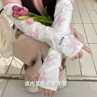 啄木鸟冰袖女夏季防紫外线骑行开车遮阳套袖防紫外线宽松冰丝手袖