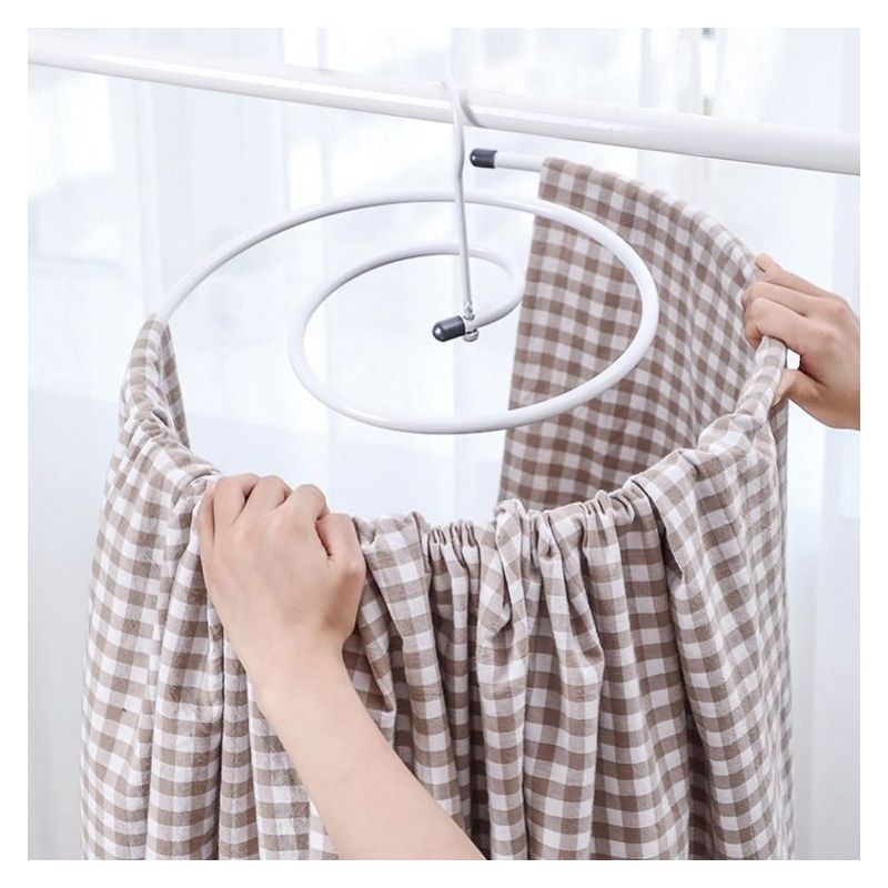 晾床单神器螺旋式晒被子神器可旋转晾衣架蜗牛圆形阳台床单晒衣架