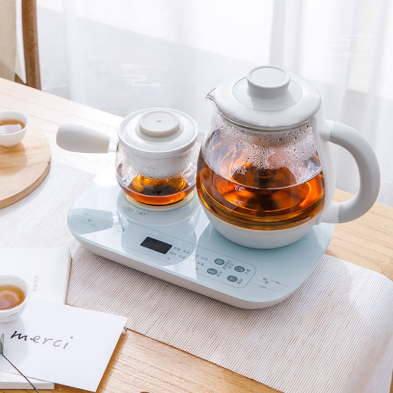 小熊多功能烧水壶蒸汽喷淋式蒸茶壶煮茶器ZCQ-A08E1高清大图