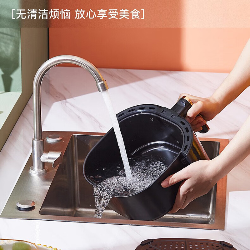 山本空气炸锅4.2L大容量液晶智能全自动6958TS(颜色随机)高清大图