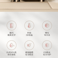 东芝(TOSHIBA) 13升增压零冷水燃气热水器 节能变频 日本原装进口CPU 水气双调恒温 小方盒JSQ25-TN3