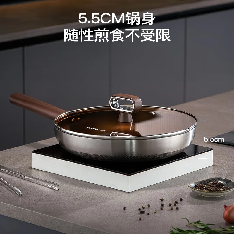 新思特(Secite) 钛盾系列 28cm煎锅 XST-2851高清大图