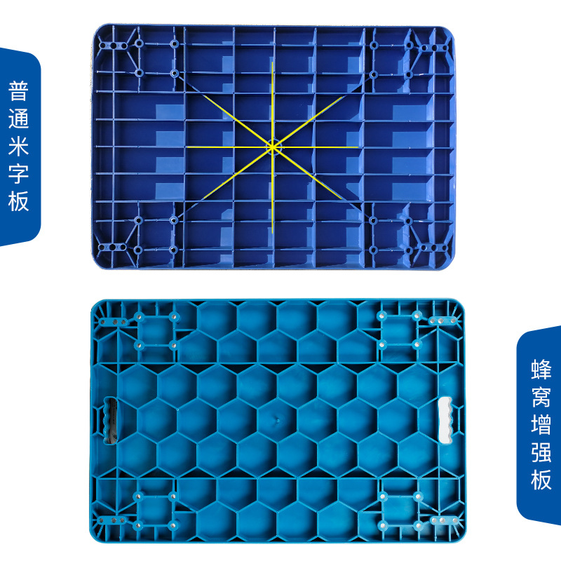 直销双层移动工具车多功能维修手推车推车辅助工具拉货车--50*70双层深增强款蜂窝板高清大图