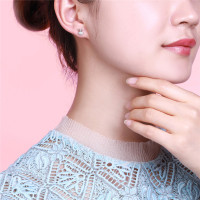 DTOTO 日韩甜美可爱兔子耳饰耳环少女心镶嵌锆石纯银耳钉