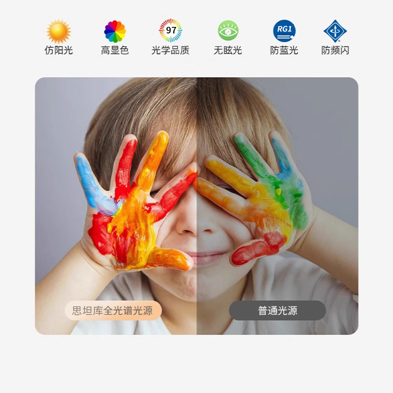 思坦库全光谱风扇灯家用吊扇灯STK-50-01高清大图