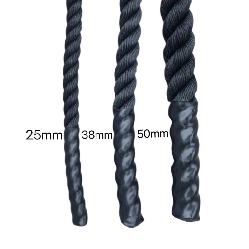 决动战绳格斗绳运动综合体能训练绳甩绳健身大绳力量绳50mm 9米SZ07高清大图