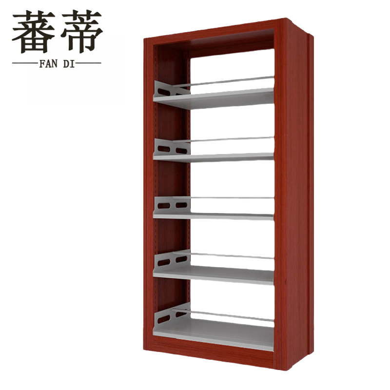 蕃蒂 .落地书架双面 组