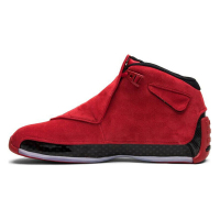 耐克篮球鞋Air Jordan18 Retro AJ18乔丹中帮男士篮球鞋运动休闲实战战靴奇才蓝白公牛红